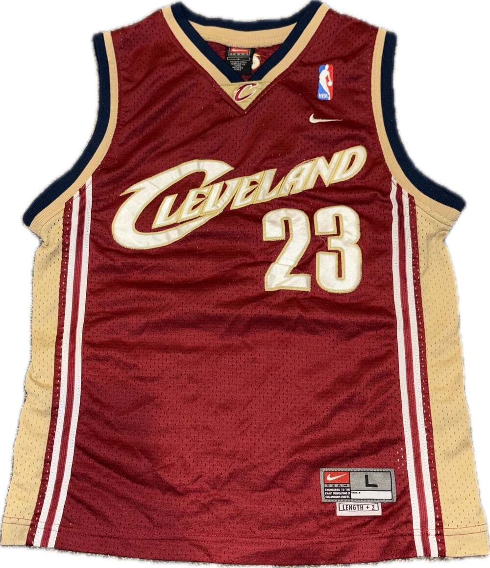 Youth Nike LeBron James Cleveland Cavaliers #23 Wine Jersey Size L